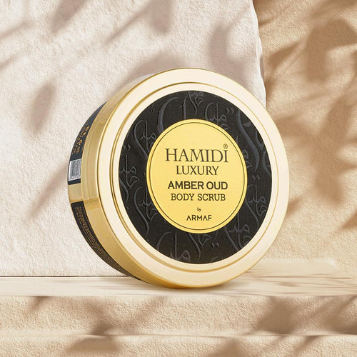 LUXURY OUD AMBER BODY SCRUB 250ML