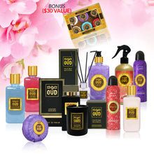 Load image into Gallery viewer, Mother&#39;s Day Oud Flowers MEGA Package Bundle (+Free 6-Mini Soap Bar - $30 VALUE) By Oudlux