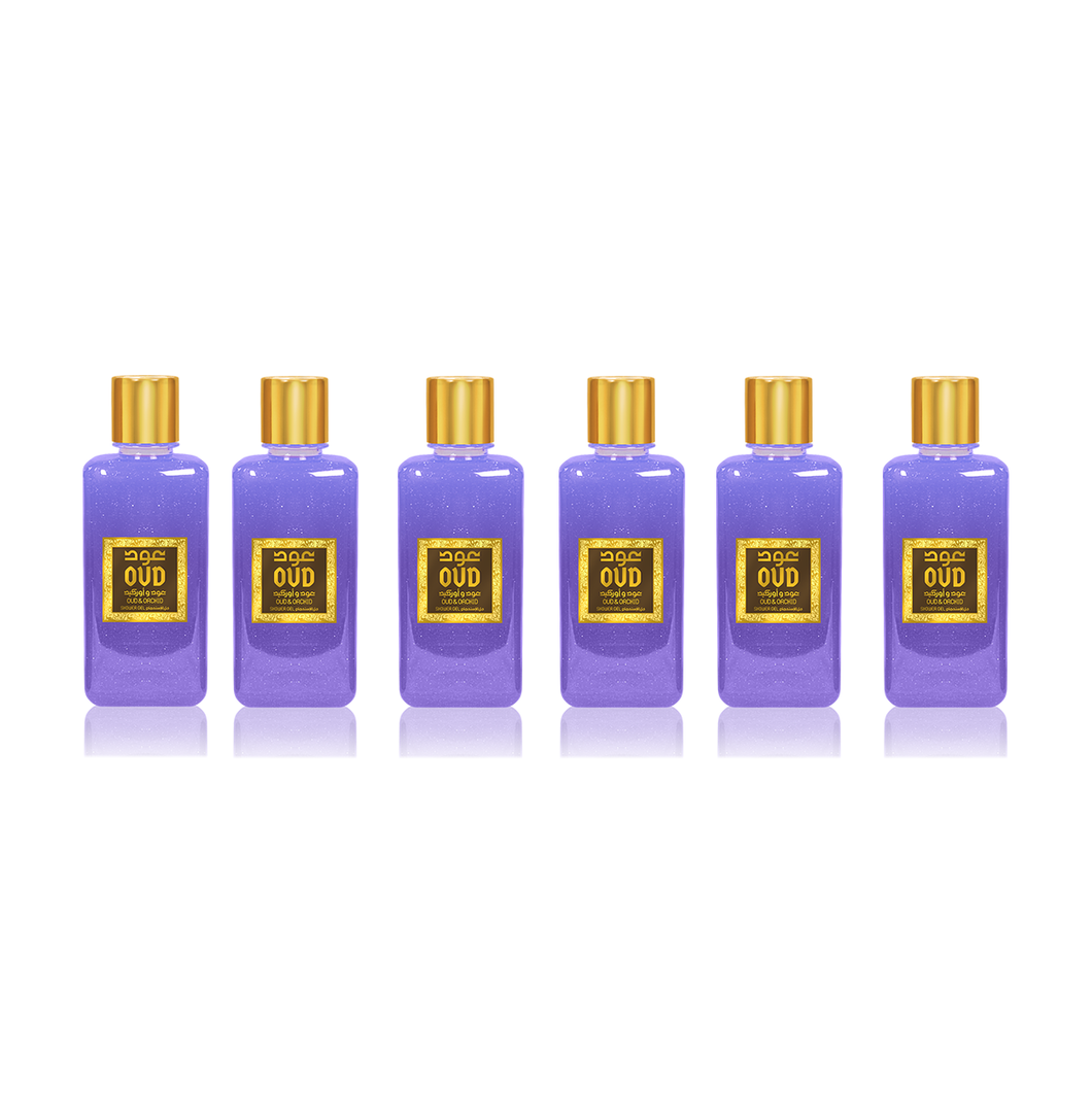 6-Pack Oud Shower Gel Orchid 300ml by Oudlux