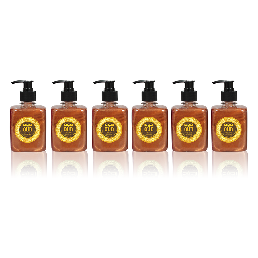 6 Pack - Hand & Body Wash Sultani Oud 300ml by Oudlux
