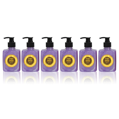 6 Pack - Oud Hand & Body Wash Hareemi 300ml by Oudlux