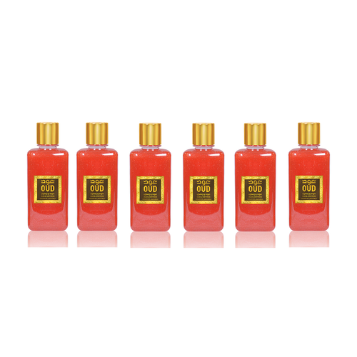 6-Pack Oud Shower Gel Saffron 300ml by Oudlux