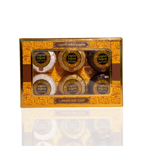 Oud Soap Bars 3 Scents Variety Pack 6-Mini 20g by Oudlux