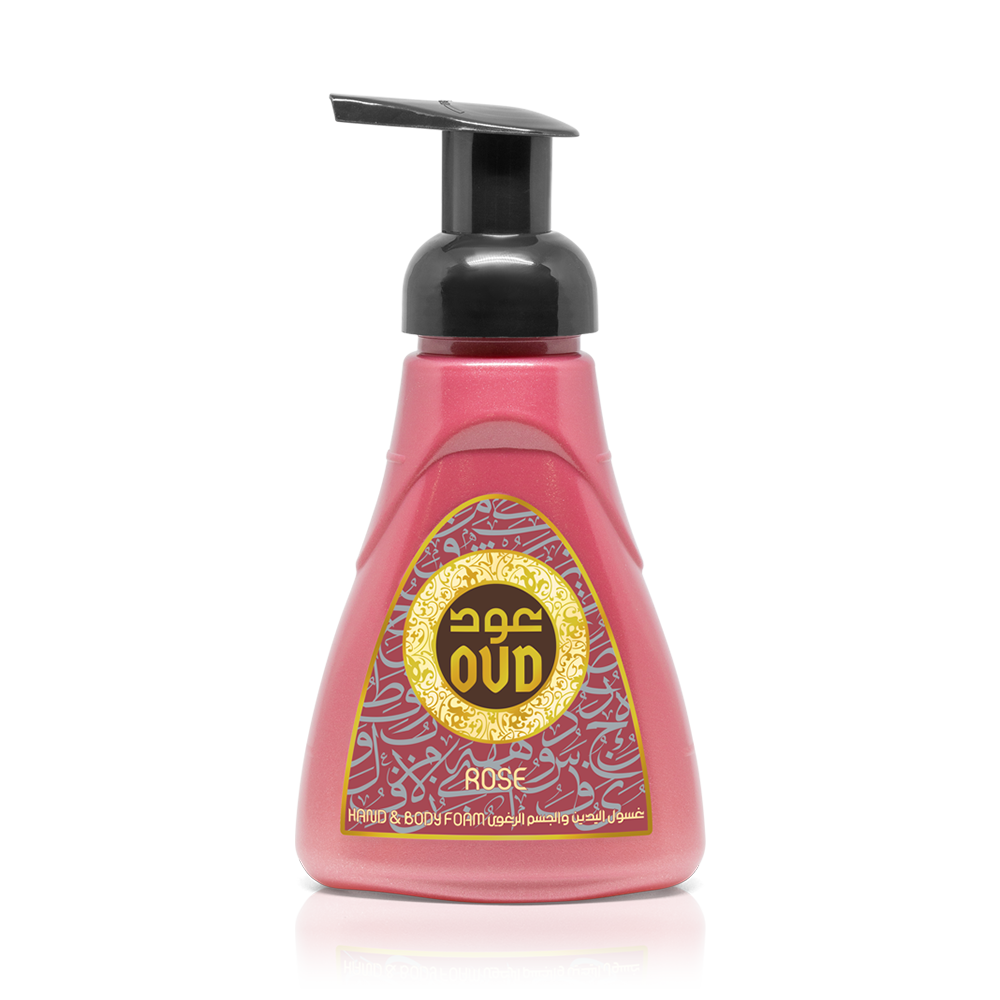 Oud Rose Hand & Body Foam Soap 300ml by Oudlux