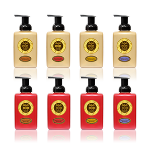 8X The Complete Collection of Oud Hand and Shower Foaming Soaps 500ml by Oudlux