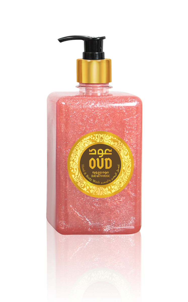 Oud Hand & Body Wash Rose 500ml by Oudlux