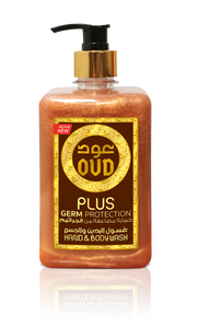 Oud Hand & Body Wash (500ml) 7 Scents Collection by Oudlux Inc ***FREE Oud Plus Germ Protection Liquid Soap 500ml***