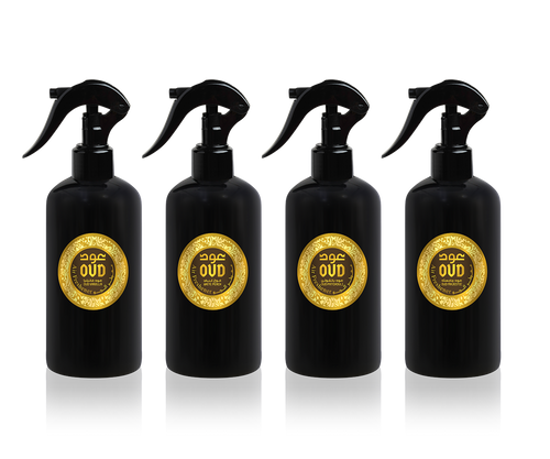 Oud Premium Air Fresheners 455ml Collection of 4 by Oudlux
