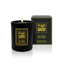 Load image into Gallery viewer, OUD ORGANIC CANDLE WHITE PEACH 220ml by OUDLUX